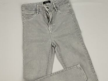 bershka jeansy baggy: Jeansy damskie, Bershka, S