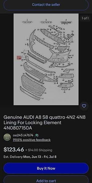 12 zigosanih: ŠUS PLEH ZA AUDI A8, S8 | Audi a8 s8 šus pleh metalni deo 4n0 807 — 2