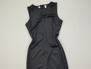 sukienki czarne mini: Sukienka, Rozkloszowana, S (EU 36), stan - Idealny
