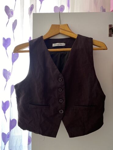 Рубашки: Жилет, Dior, M, цвет - Коричневый