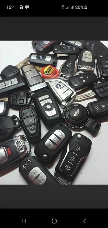 Аксессуары для авто: Продаю смарт чип ключи на авто - можно с программированием
