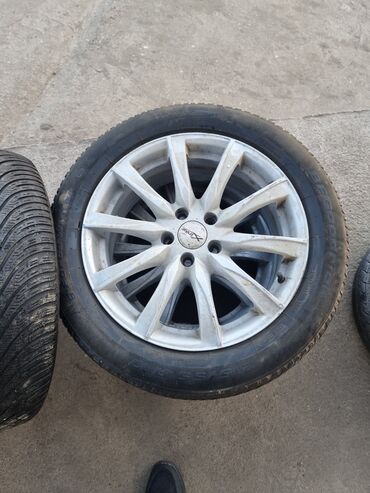 Шины: Шины 215 / 55 / R 17, Лето, Б/у, Комплект, BFGoodrich