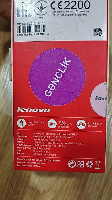 caterpillar telefon: Lenovo P70, 16 GB, rəng - Qara, Sensor, İki sim kartlı — 3