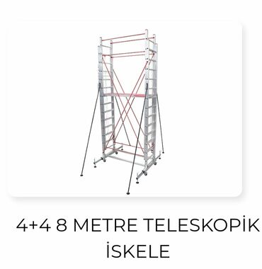 Другие строительные материалы: Teleskopik iskele, hündürlüyü tənzimlənə bilən alüminium
