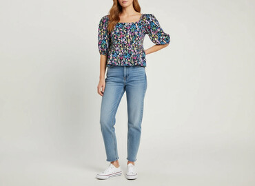 modne bluzki plus size: TU Woman, Women's blouse, size 2XL (EU 44)