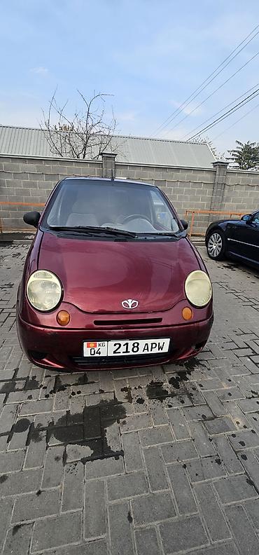 Daewoo Matiz: 2007 г., 0.8 л, Механика, Бензин, Хэтчбэк at lalafo.kg Daewoo Matiz: 2007 г., 0.8 л, Механика, Бензин, Хэтчбэк