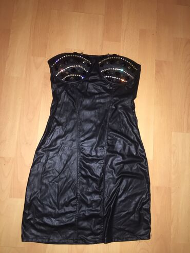 herve leger mini dress: S (EU 36), bоја - Crna, Koktel, klub, Top (bez rukava)