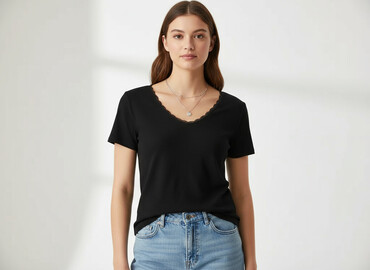 t shirt i marynarka: Sinsay, T-shirt damski, rozmiar M