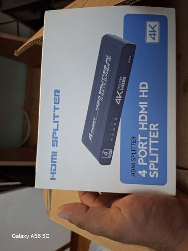 Məhsul: HDMI Splitter – 4 Port, 4K Xüsusiyyətlər: - Model: 4K104 - 1