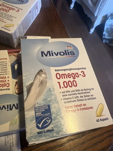 детские витамины: Mivolis Omega-3 1000 содержит морской рыбий жир, который богат