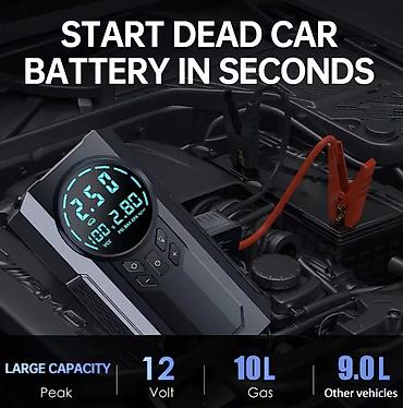 primicka taksi: JKUO0 marka Jump starter (Primiçka) - 150 PSI hava kompressoru — 3