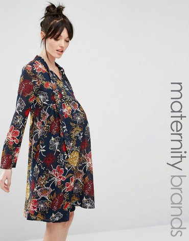 вязаные платья для беременных: Повседневное платье