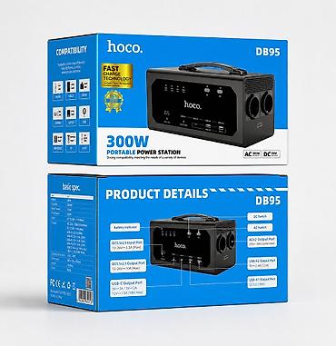 портативная станция: Портативная зарядная станция HOCO DB95 - 300W, 25600 mAh, 327.68 Wh — 1