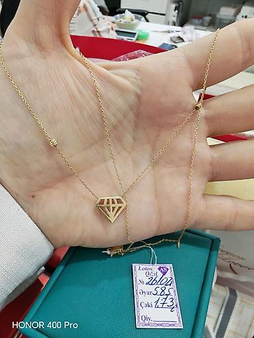 diamond sep: Sep, Sarı qızıl, 585 Əyar, 173 g — 1