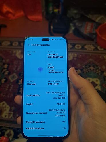аристон купить в баку: Honor X8c, 128 ГБ, цвет - Черный, Две SIM карты — 1