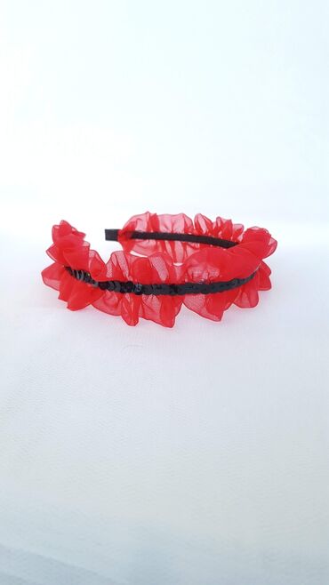 Saç aksesuarları: Zərif daşlarla bəzədilmiş saç lentləri/çarqa - Model: nazik, elastik — 16