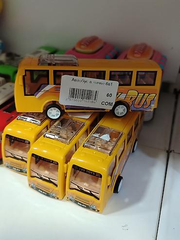 игрушка автобус: Игрушечный автобус (модель “BUS”, 399 TOYS) — ярко‑жёлтый, с — 1