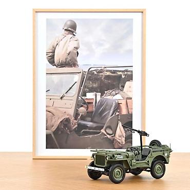 odece: 🪖 Jeep Army 1944 D-Day (Norev 1:18) Norev Jeep Willys US Army iz — 1