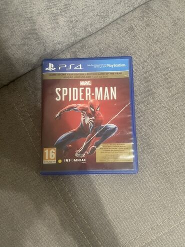 диск человек паук: Видеоигра Marvel Spider-Man "Игра года" для PlayStation 4. Включает в