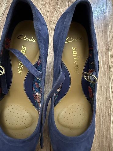 Туфли: Туфли, 39.5, Clarks, Новый, цвет - Синий, Самовывоз — 5