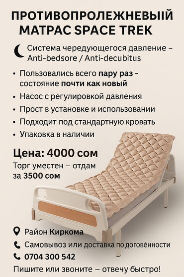 функциональная кровать для лежачих больных: 📦 Противопролежневый матрас SPACE TREK 💤 Система чередующегося