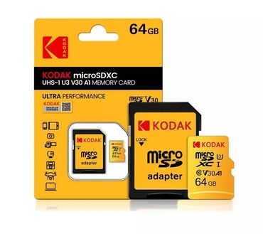 карты памяти class 10 для планшетов: Карта памяти MicroSD 64 Гб KODAK UHS-1 U3 V30 A1, класс 10. Новая в