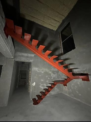 лофт: Металлическая лестница Для дома, Бесплатная доставка, Форма лестницы: Прямая, Стиль: Лофт — 6