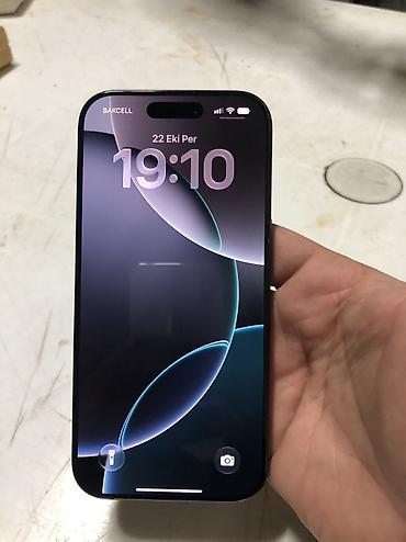 ayfon 14 puro: IPhone 16 Pro, 256 GB, Black Titanium, Face ID, Sənədlərlə — 1