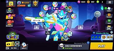 dvd oyun: Brawl Stars hesabı – tam kolleksiya, yüksək trophy və nadir — 2