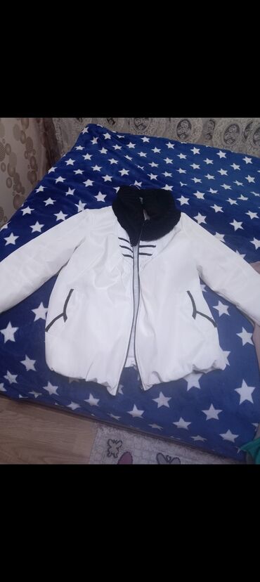 moto kurtka: Gödəkçə Alyans, 5XL (EU 50), rəng - Ağ