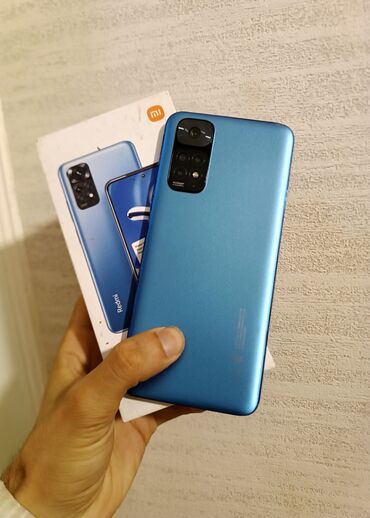 Xiaomi: Xiaomi Redmi Note 11S, 128 GB, rəng - Mavi, 
 Barmaq izi, Face ID