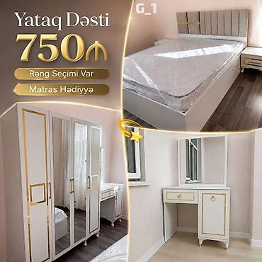balaca masa: Yataq Dəsti – G_1 modeli - Qiymət: 750₼ - Rəng seçimi var - Matras — 1