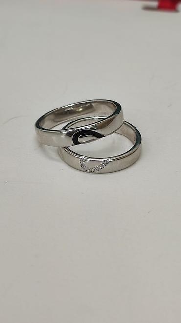 Серебряные кольца: Кольцо, Обручальное, Проба 925, Унисекс, Новый — 7