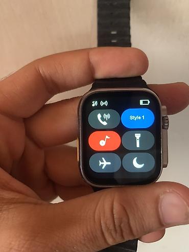 sato smart watch: Yeni, Smart saat, Apple, Sensor ekran, rəng - Boz — 9