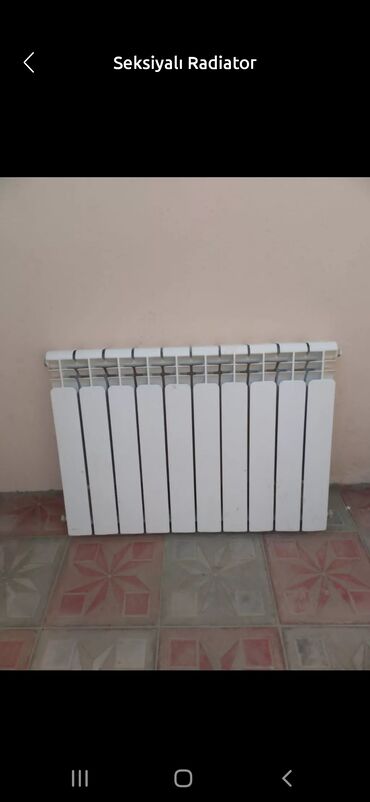 radiator isidici: İşlənmiş Seksiyalı Radiator Alüminium