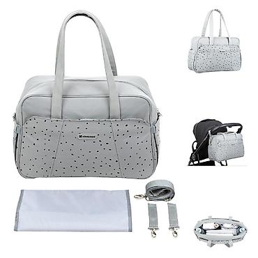 zextra kaputi: KikkaBoo Torba za mame Chelsea Dots Grey – šifra proizvoda: KKB2 — 6