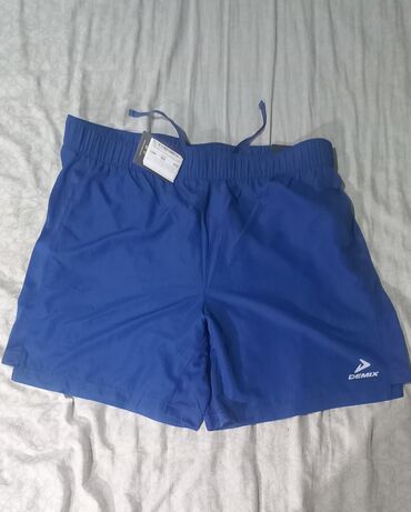шорты для фитнеса: Шорты 8XL (EU 56), цвет - Синий