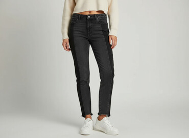 reserved spodnie wysoki stan: Denim, Джинси жіночі, розмір M