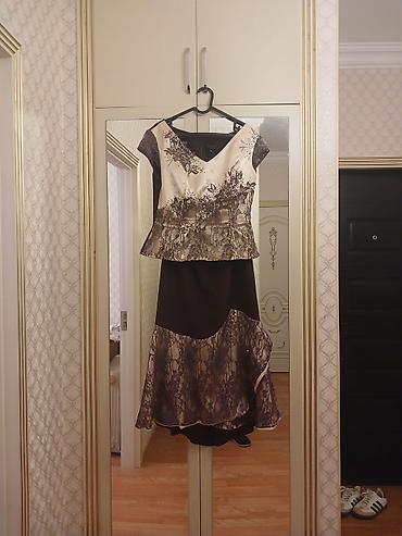 Ziyafət donları: 1) Bəzəkli yaxalı maxi don - Rəng: tünd bənövşəyi - Model: qolsuz — 34