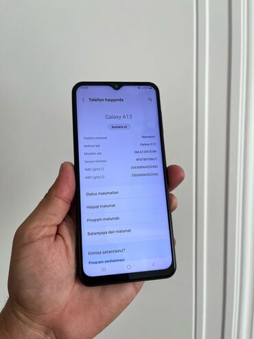 купить кнопочный телефон в баку: Samsung A13 128 GB. Tam ideal tep teze zavod hec bir detali deyiwmeyib