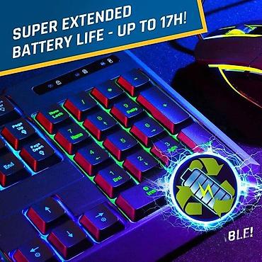 Tastature: KLIM CHROMA RGB BEZICNA TASTATURA NOVA WIRELESS SVETLECA TOP | Cene — 4