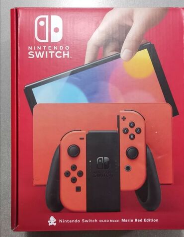 red island: Nintendo switch oled Mario Red edition