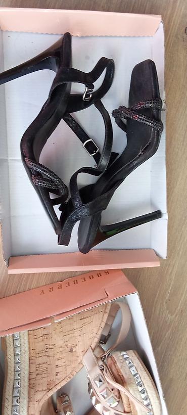 Basanoşka və səndəllər: Qadın platforma sandal - Rəng: bej/nude tonları - Dizayn: Taxta/kork — 13