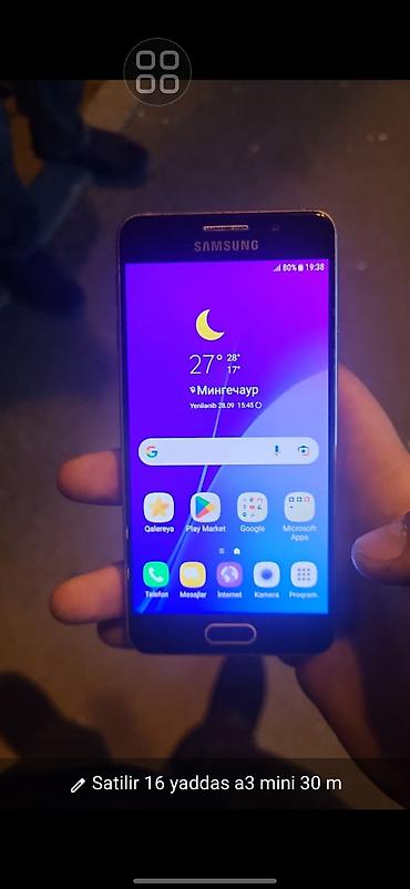 micro usb 3 0: Samsung Galaxy A3, 16 GB, rəng - Qara, İki sim kartlı — 3