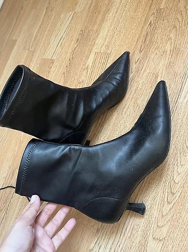 Botinka və botilyonlar: Zara, Ölçü: 37, rəng - Qara, İşlənmiş — 9