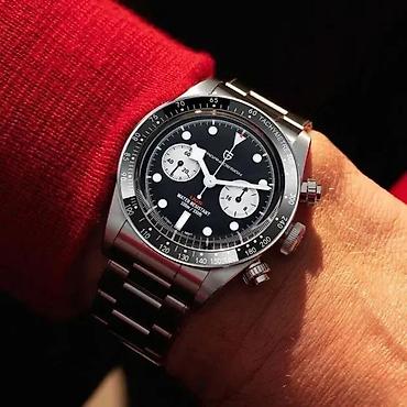 Ručni satovi: PAGANI DESIGN PD-1718 - 39.5mm -Crna- Tudor BB Chrono Homage Potpuno — 2