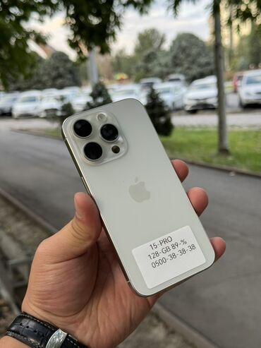 поко f4 цена в бишкеке: IPhone 15 Pro, 128 ГБ, White Titanium, 89 %