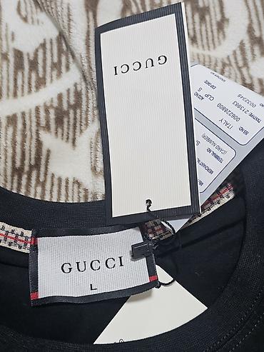 tunike svecane: Gucci ženska majica kratkih rukava – crna - Model sa prepoznatljivim — 3