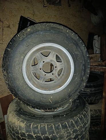 bud e9: Колеса в сборе R 15, Всесезонная, Б/у, Комплект, Внедорожные (АТ/МТ), Литые, отверстий - 6 — 1
