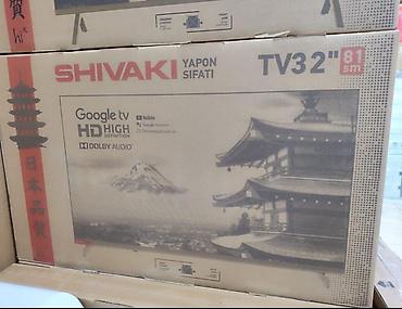 elektroniks: SHIVAKI TV 32" (81 sm) – Google TV ilə - Ekran: 32 düym (81 sm), HD — 1